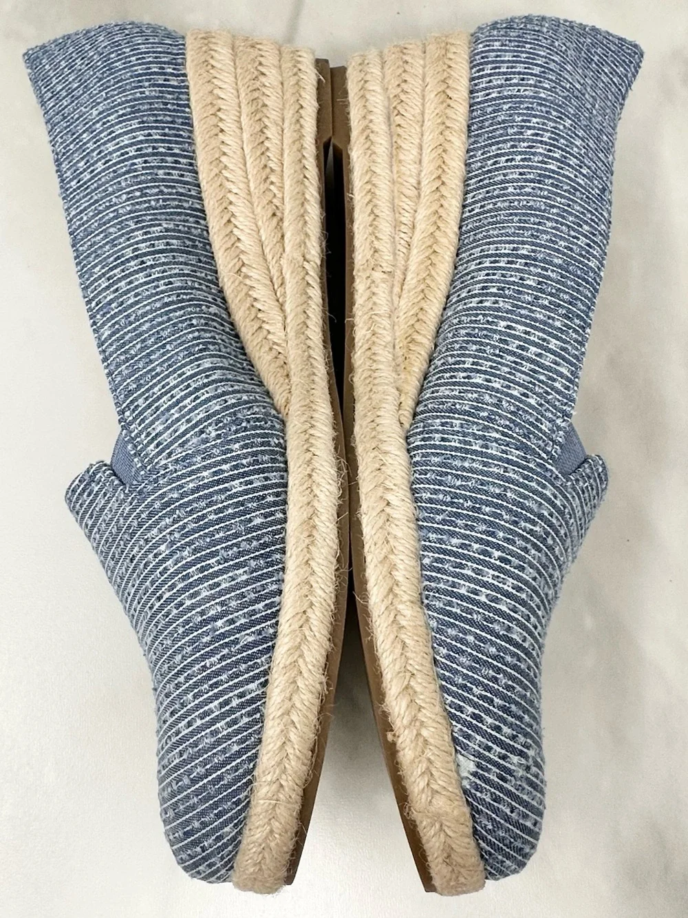 Life Stride Canvas Slip On Kamilla Wedge Espadrilles 9.5 Wide